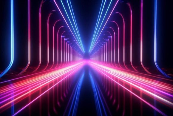 Download Bright Graphics Vaporwave Glow - Bright graphics Collection