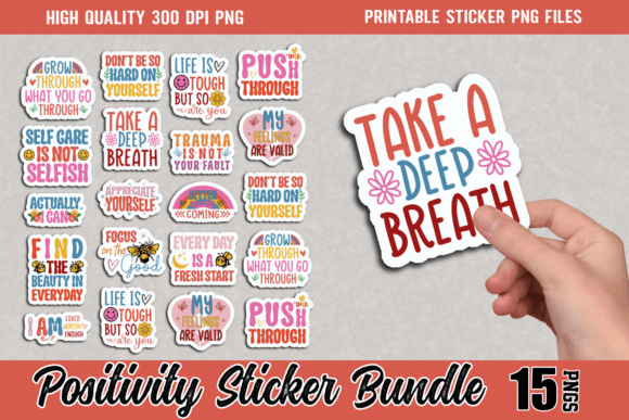 Download Positive Quotes Stickers Bundle - Positive quotes Collection