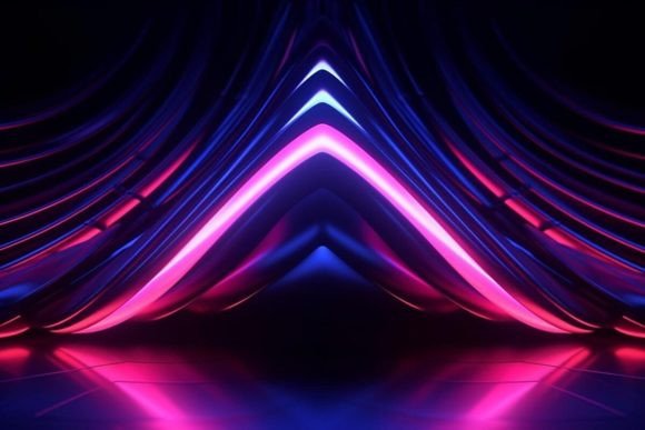 Download Bright Graphics Neon Glow Digital Art - Bright graphics Collection