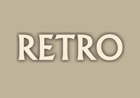 Download Retro Vector Text Effect Fully Editable - Retro Collection
