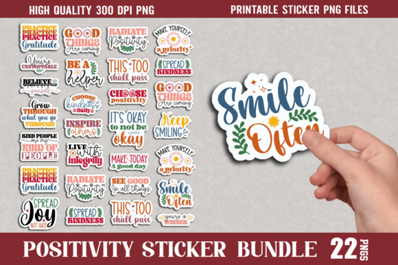 Download Positive Quotes Stickers Bundle - Positive quotes Collection