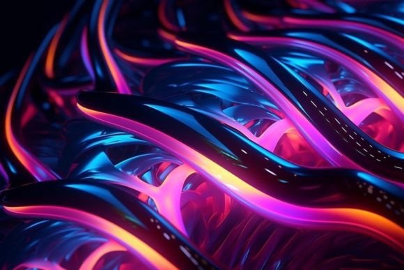 Download Bright Graphics Neon Street Lights - Bright graphics Collection