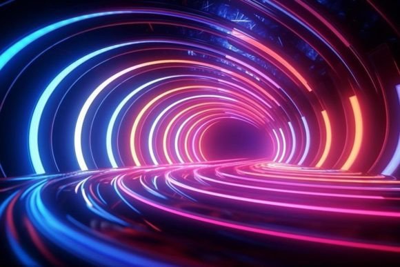 Download Bright Graphics Neon Glow Digital Art - Bright graphics Collection